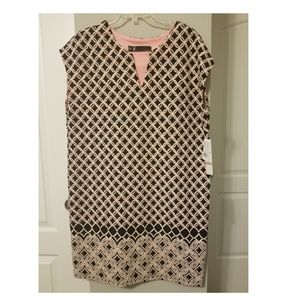 Leslie Fay Sleeveless Shift Dress Size 12 v133